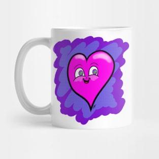 Cute Little Happy Pink Heart Mug